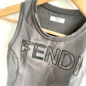 🥷 FENDI racerback waterproof tank top with matching pouch🥷